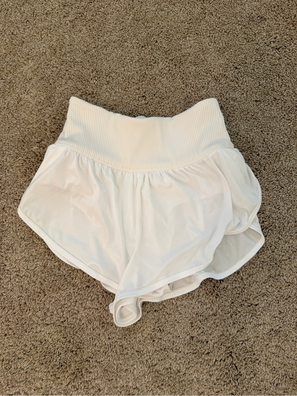 FP MOVEMENT High-Waist White Shorts